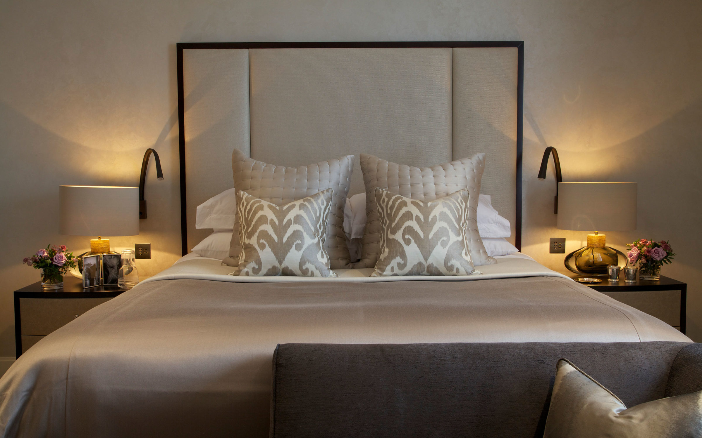 Westminster - Townhouse - Lawson Robb, Master Bedroom, bedroom interior design, interior designer London, Luxury bedroom design, Luxury interior design, London, interiors, interior designer, lighting, lamp shade, luxury london, interiors, home decoration, home interiors, design, Lawson Robb